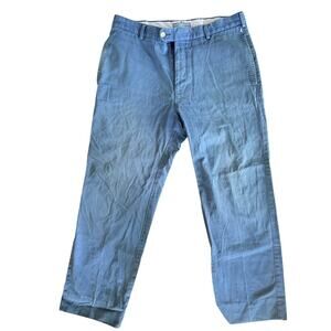 Men’s 34/28‎ Peter Millar Pima Cotton Chinos Blue Golf Pants Made in Peru 34/28